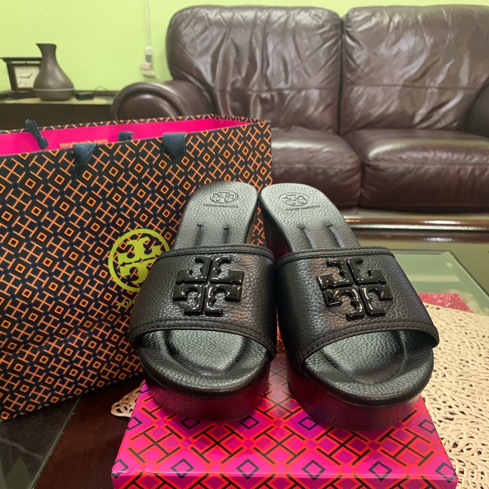 Tory Burch wedge sandals